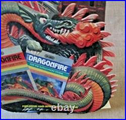 Imagic Dragonfire Atari Intellivision Store Display Standee Promo Very Rare