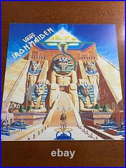 Iron Maiden Rare Official Powerslave 22x24 Vans Maiden Shoes PROMO Store Display