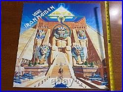 Iron Maiden Rare Official Powerslave 22x24 Vans Maiden Shoes PROMO Store Display