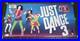 JUST DANCE 3 Promo Vinyl Banner LARGE 3'x6'? RARE! Store Display with Grommets