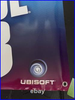 JUST DANCE 3 Promo Vinyl Banner LARGE 3'x6'? RARE! Store Display with Grommets