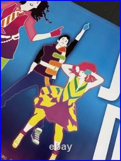 JUST DANCE 3 Promo Vinyl Banner LARGE 3'x6'? RARE! Store Display with Grommets