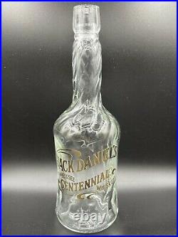 Jack Daniels Gold Centennial Back Bar Store Display Bottle 1950s heavy rare