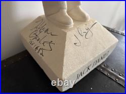 Jack Daniels Statue 32 In Tall Lightweight Styrofoam Store Display Rare