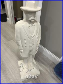 Jack Daniels Statue 32 In Tall Lightweight Styrofoam Store Display Rare