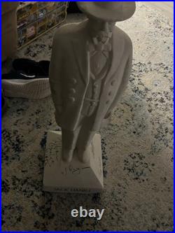 Jack Daniels Statue 32 In Tall Lightweight Styrofoam Store Display Rare