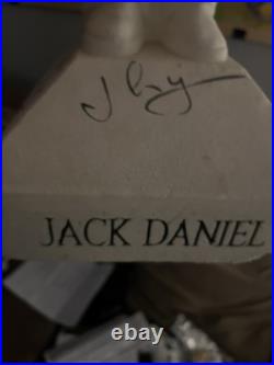 Jack Daniels Statue 32 In Tall Lightweight Styrofoam Store Display Rare
