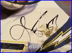 Junior Seau 30x30 Signed Cardboard Piece Of A Grocery Store Display Rare