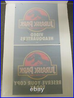 Jurassic Park 1993 Vintage Vhs Store Display Complete Marketing Kit Rare
