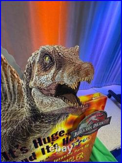 Jurassic Park 3 Store Display Sign Toys R Us SPINOSAURUS-RARE 44.5 X 23.5 X 3