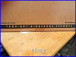 Jurassic Park Movie Pop Up Standee Display FACTORY SEALED and super RARE