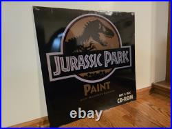 Jurassic Park Store Display Paint And Activity Center CD Rom 1993 HUGE RARE