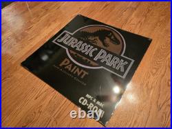 Jurassic Park Store Display Paint And Activity Center CD Rom 1993 HUGE RARE