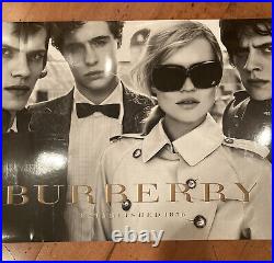 Kate Moss Burberry Ad 2007 XL Poster Fashion Supermodel Store Display Rare