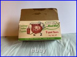 Kool Aid 1950's Store Display Vintage With 59 Packs New Old Stock Rare Find