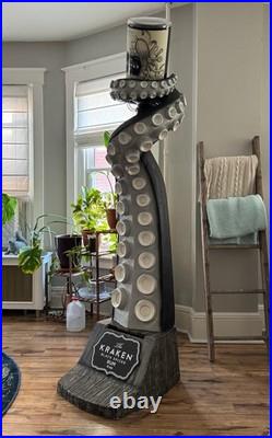 Kraken Black Spiced Rum Tentacle Store Display 6.5 ft Tall Rare Local Pick