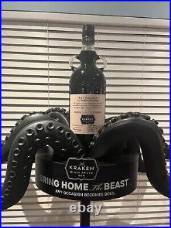 Kraken Rum Octopus Store Display EMPTY PLASTIC PROP BOTTLE New in Box RARE