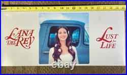 LANA DEL REY Lust For Life 2017 Album Promotional Store Display Rare 9 x 20