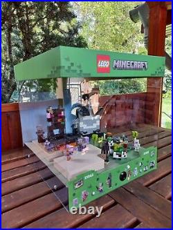 LEGO Minecraft Mojang Light Up store display rare NEW original XXL 21242, 21245