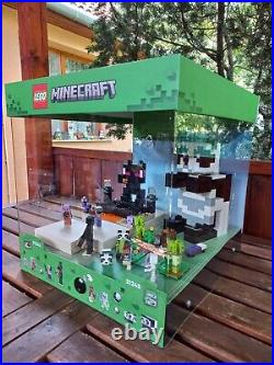 LEGO Minecraft Mojang Light Up store display rare NEW original XXL 21242, 21245