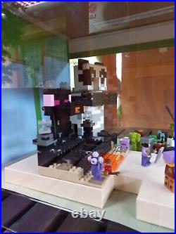 LEGO Minecraft Mojang Light Up store display rare NEW original XXL 21242, 21245