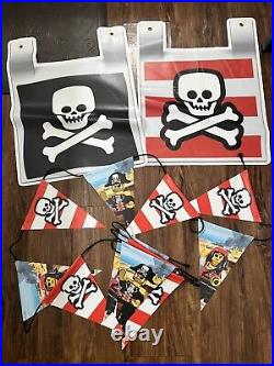 LEGO Pirates Flags And 15' Long Bunting New Rare Store Display Signs