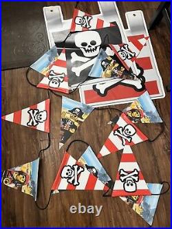 LEGO Pirates Flags And 15' Long Bunting New Rare Store Display Signs