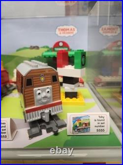 LEGO Thomas and Friends STORE DISPLAY CASE 5554, 5556, 5555, 5552 RARE DUPLO