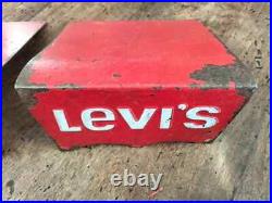 LEVIS vintage couple Retail Store Display sign rare collectibles metal