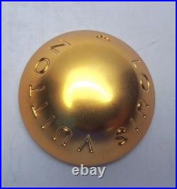LOUIS VUITTON 2013 Store Window Display Rivet Stud LV Brushed Gold Plastic RARE