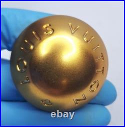 LOUIS VUITTON 2013 Store Window Display Rivet Stud LV Brushed Gold Plastic RARE