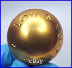 LOUIS VUITTON 2013 Store Window Display Rivet Stud LV Brushed Gold Plastic RARE