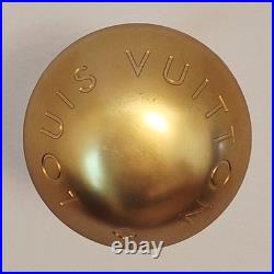 LOUIS VUITTON 2013 Store Window Display Rivet Stud LV Brushed Gold Plastic RARE