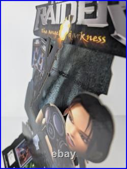 Lara Croft Tomb Raider Anger of Darkness PS2 Store Display Cardboard 3D Rare