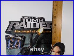 Lara Croft Tomb Raider Anger of Darkness PS2 Store Display Cardboard 3D Rare