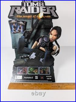 Lara Croft Tomb Raider Anger of Darkness PS2 Store Display Cardboard 3D Rare
