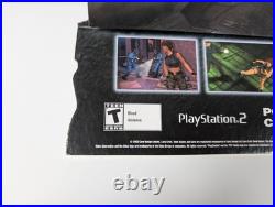 Lara Croft Tomb Raider Anger of Darkness PS2 Store Display Cardboard 3D Rare