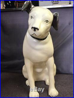 Large 36 Vintage Nipper Rca Victor Dog Rare Store Display Advertising Statue