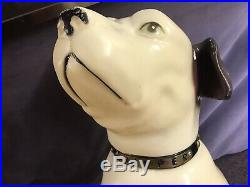 Large 36 Vintage Nipper Rca Victor Dog Rare Store Display Advertising Statue