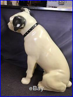 Large 36 Vintage Nipper Rca Victor Dog Rare Store Display Advertising Statue