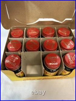 - LePage's Wood Glue NOS With Oringinal Store Display RARE With 12 Bottles Glue