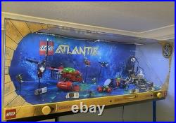 Lego Atlantis store display Rare 8058 8075 8059 8061