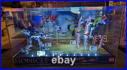 Lego Bionicle 8694, 8695, 8689, 8688 Store Display Battle for Power Retired RARE