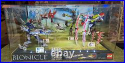 Lego Bionicle 8694, 8695, 8689, 8688 Store Display Battle for Power Retired RARE