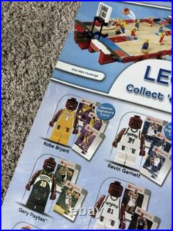 Lego Nba Basketball 2003 Rare Promotional Store Display Poster Sign Kobe Bryant
