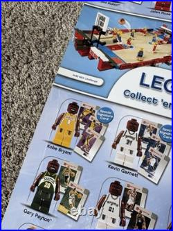 Lego Nba Basketball 2003 Rare Promotional Store Display Poster Sign Kobe Bryant