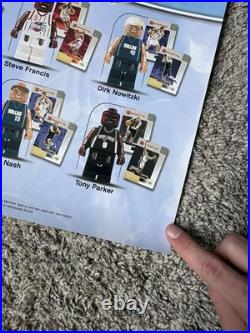 Lego Nba Basketball 2003 Rare Promotional Store Display Poster Sign Kobe Bryant