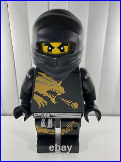 Lego Ninjago Store Display 19 inch Jumbo Cole Black Ninja Very RARE