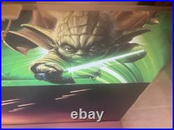Lego Star Wars The Yoda Chronicles Store Display RARE Crack In Bottom Corner