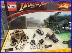 Lego Store Display INDIANA JONES RAIDERS RARE 4 FT 7623 7620 7621 7622